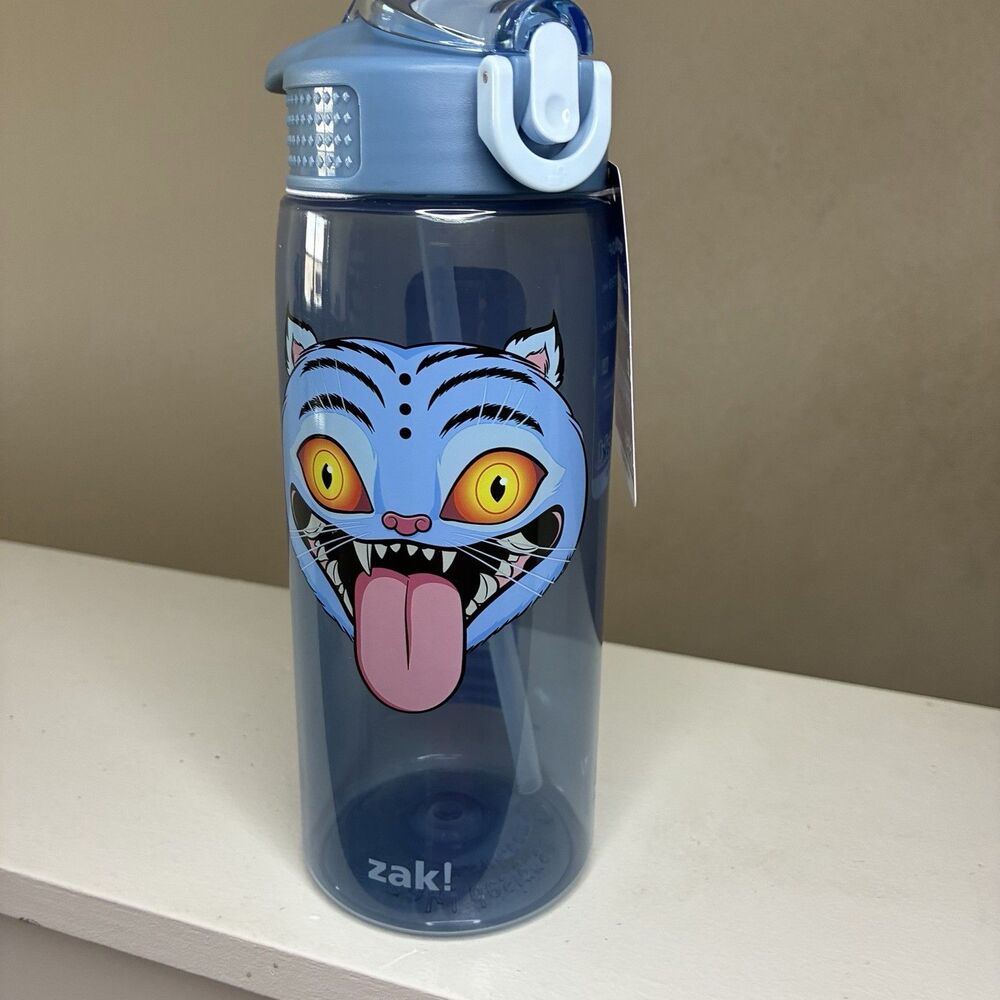 Zak Designs K-Pop Demon Hunters Derpy 25oz Plastic Bottle Dishwasher Safe Lock